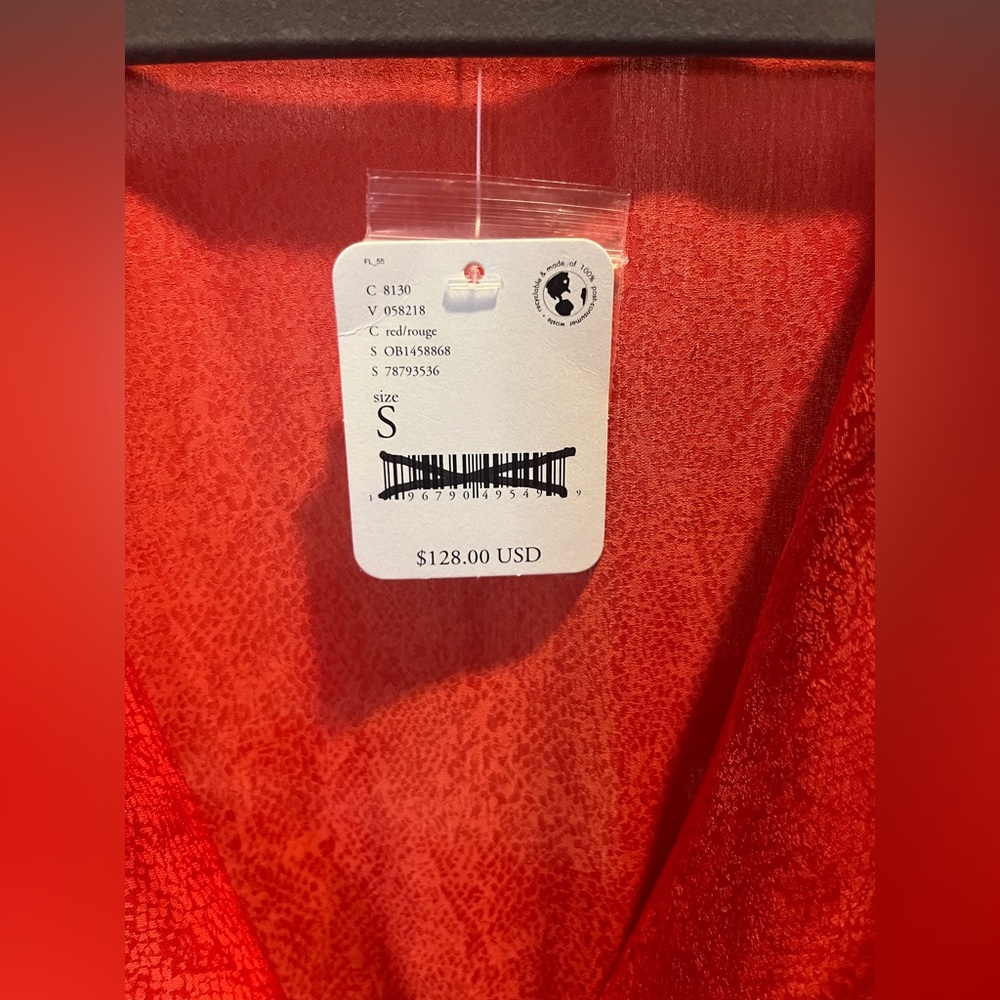 NWT Small Women’s Free People Red Simone Dress - Picture 4 of 4